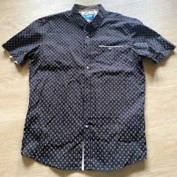 voyage Other - Voyage Palm Tree Button Down Shirt Casual Cotton Slim Fit Novelty Large Mens